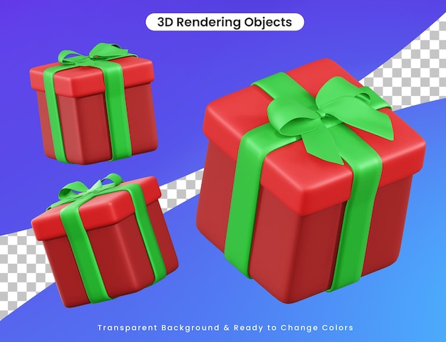 3D-Weihnachtsgeschenke-Kollektion