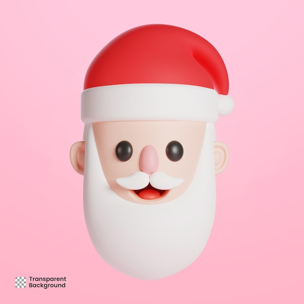 PSD 3d-weihnachtsmann-charakter