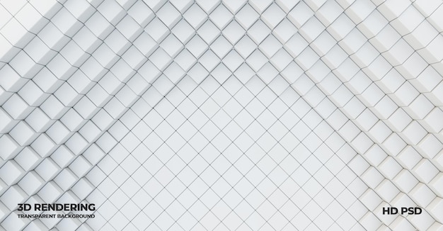 3d Weiße Wandfliesen Abstrakt Quadrat Technischer Hintergrund