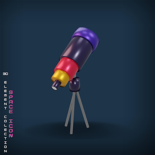 3D-Weltraum-Icon-Paket