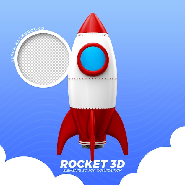 PSD 3d-weltraumrakete