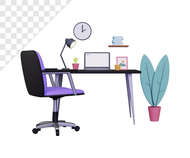 3D-Werkbankillustration