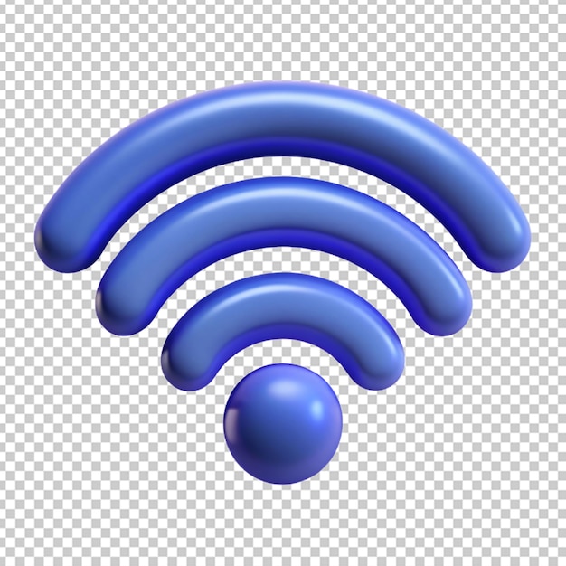 PSD 3d-wi-fi-symbol