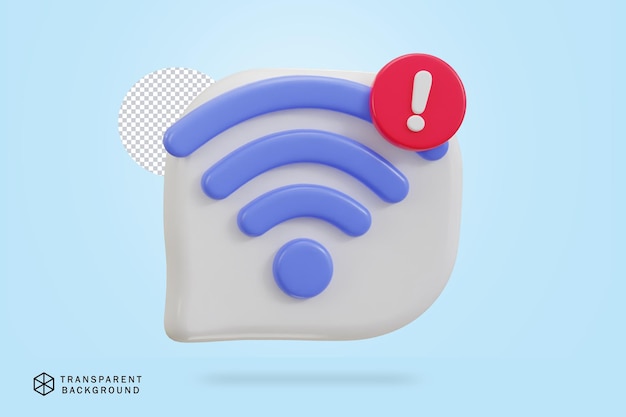 3d wifi icon vector illustration