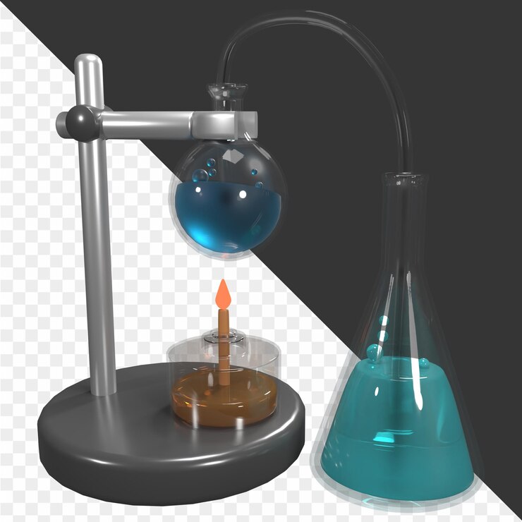 PSD 3d-wissenschaftliche illustrationen