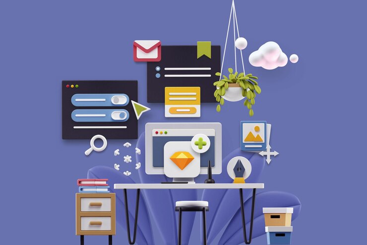 PSD 3d workspace