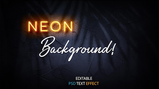 3d_yellow_neon_text_style_effect_background