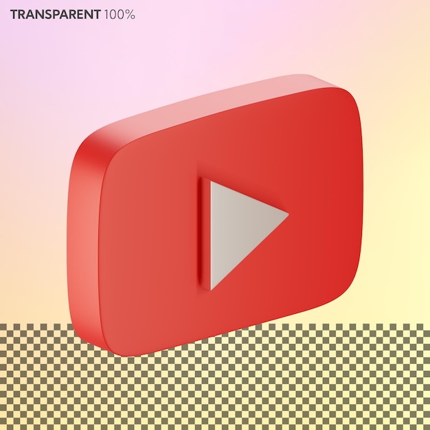 3D-Youtube-Play-Symbol