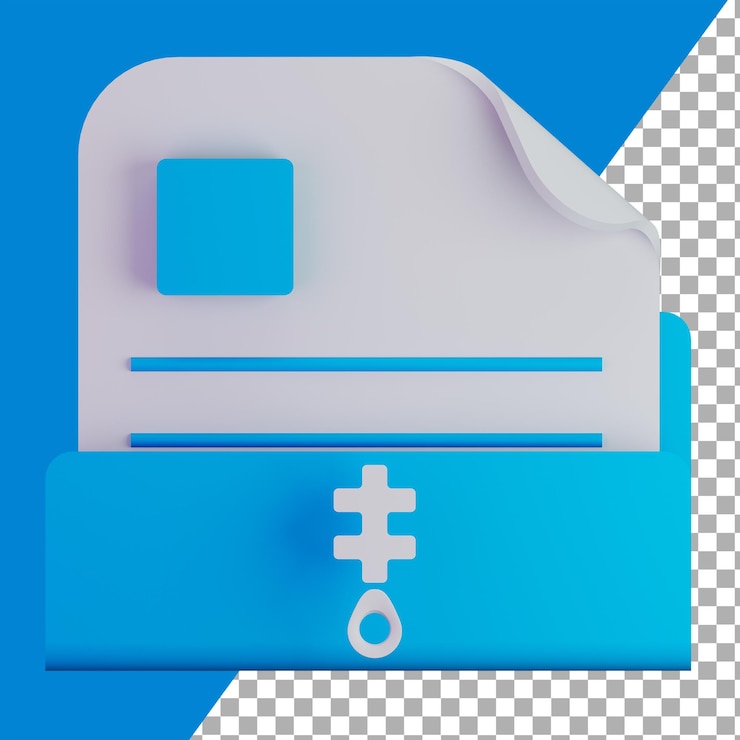 PSD 3d-zip
