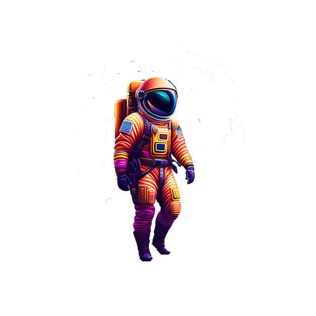 3dastronaut icona immagine vettoriale
