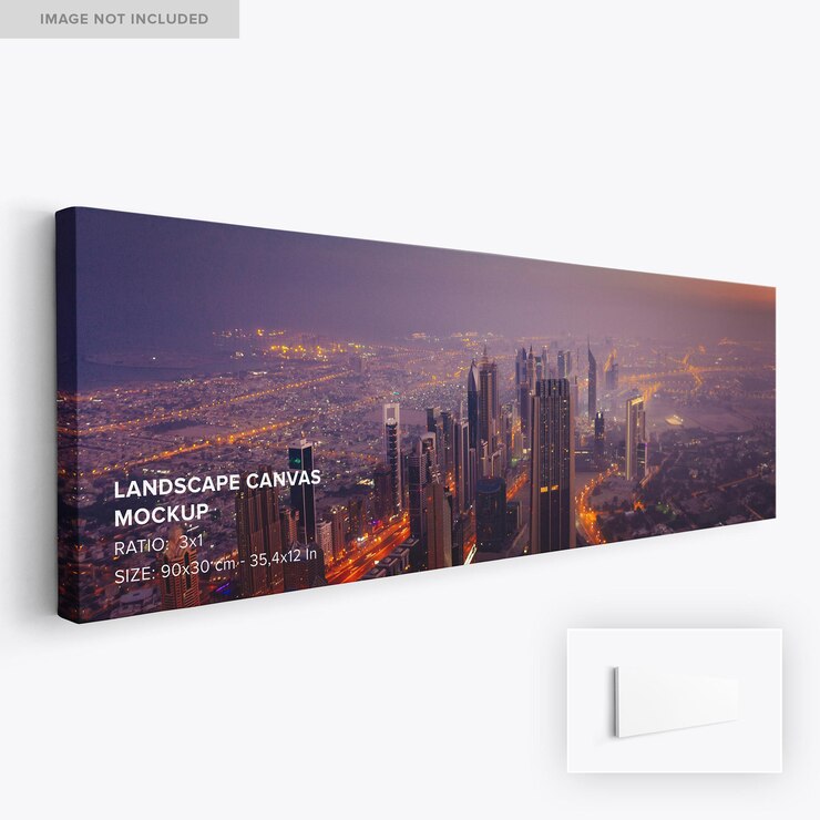 3x1 Hanging_Landscape_Canvas_Mockup