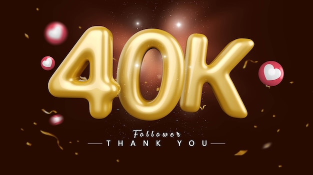 40.000 Follower Goldnummer Luxus