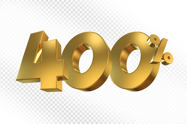 400 por ciento de descuento en la promoción de ventas de Golden 3D