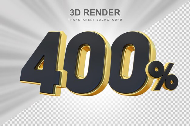 PSD 400% de desconto em 3d