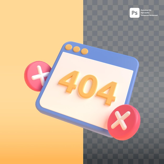 404 introuvable dans le rendu 3d pour la présentation Web d'actifs graphiques ou autre