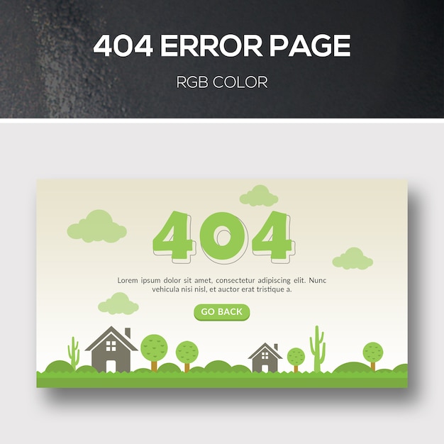 404 Page D'erreur