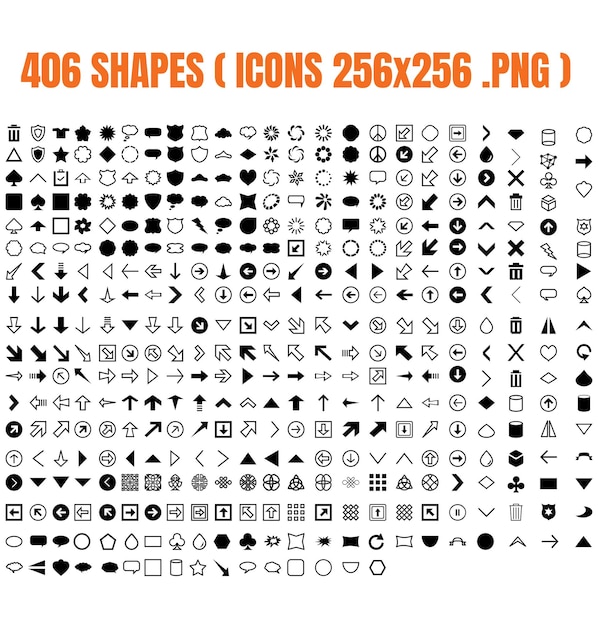 406 Formen Ikonen PNG 256x256