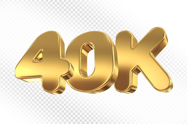 40K Folgen Sie Golden