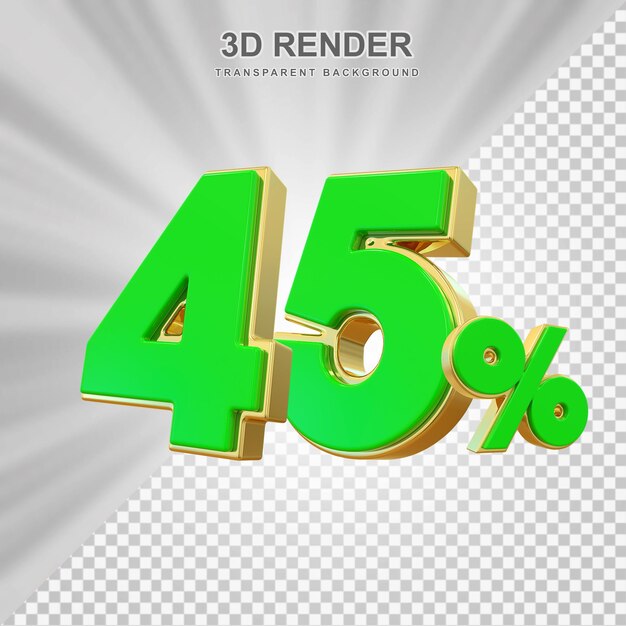 El 45% de descuento en la venta de 3D
