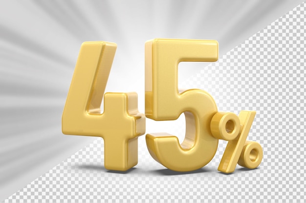 45% D'offre En Rendu 3d