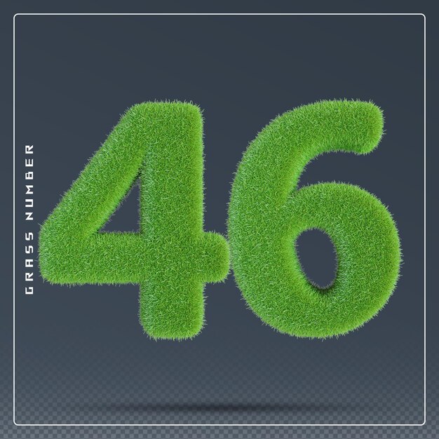 46 l'herbe est verte 3d
