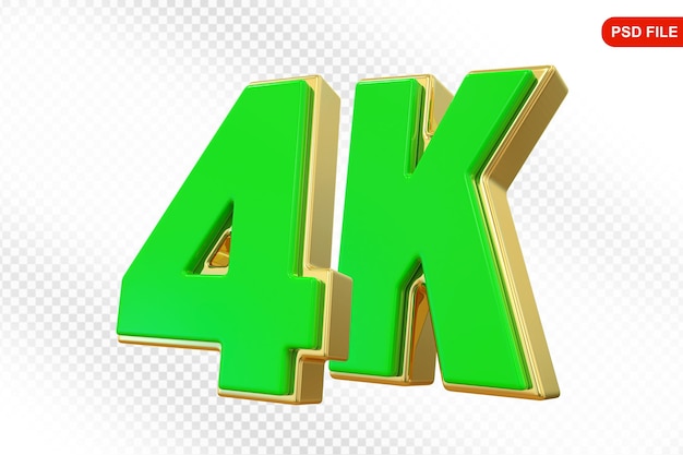 4K Follow Número Verde Obrigado por seguir