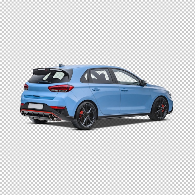 PSD 5 de 32 imágenes conjunto de 360 grados cielo azul hatchback hyundai coche