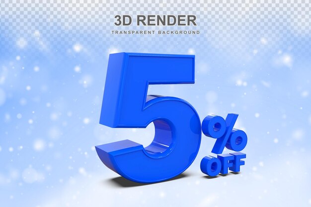 5% de descuento promocional en 3D