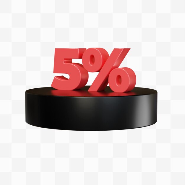 5% de descuento en render 3d