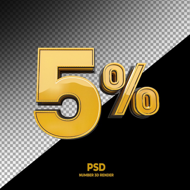 5 Hors Vente Offre De Remise étiquette De Prix Offre Spéciale Vente Rendu 3d Prime Psd