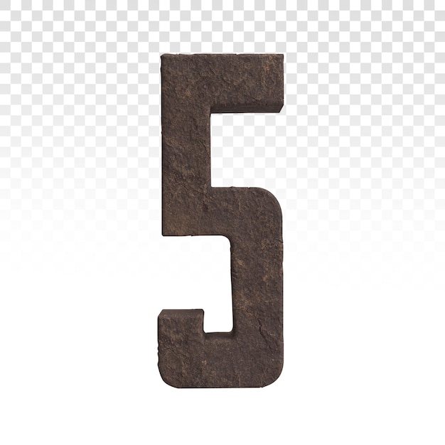 5 número 3d