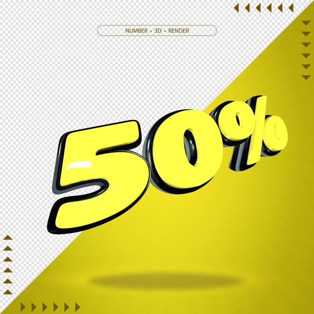 50% 3d