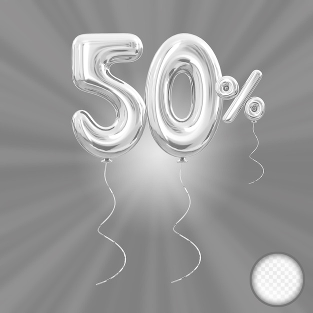 El 50 por ciento ofrece globo de plata en 3D