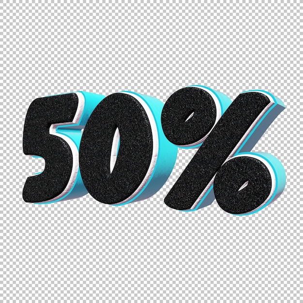 50 Prozent 3D-Rendering