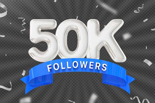 50k número de seguidores