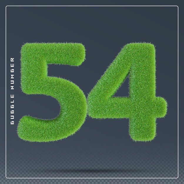 54 l'herbe est verte 3d