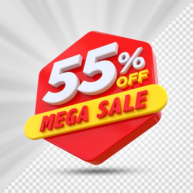 55 por ciento de descuento en Mega Render 3D
