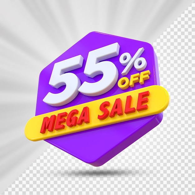 55 por ciento de descuento en Mega Render 3D