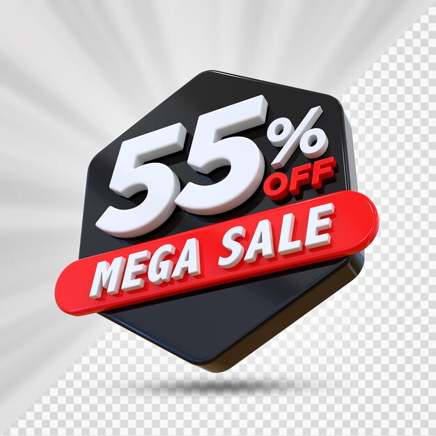 55 por ciento de descuento en la mega venta de renderización en 3D