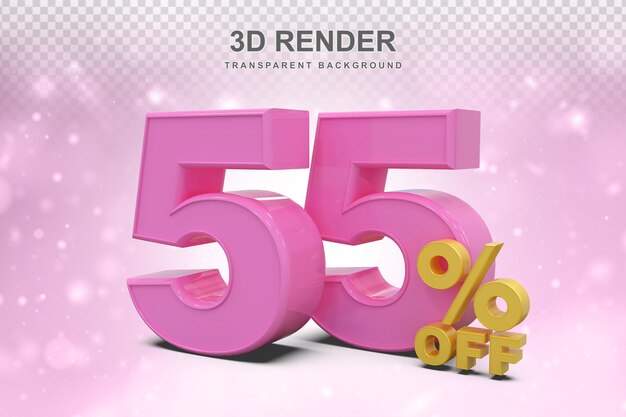 55 por ciento de venta en 3D