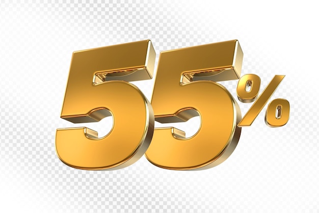 El 55% de descuento en oro 3D