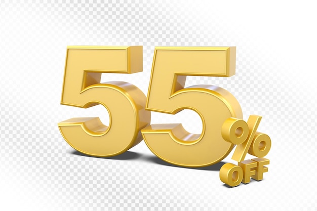 55% de descuento en la venta de oro 3D