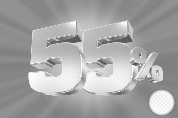 55% de descuento en la venta de plata 3D