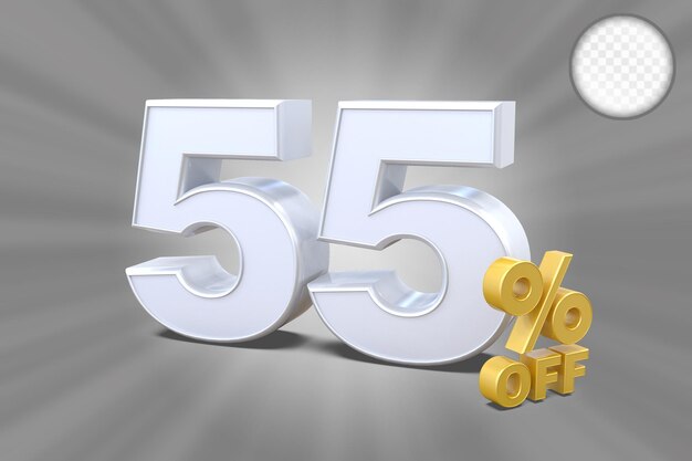55% de descuento en la venta de plata 3D