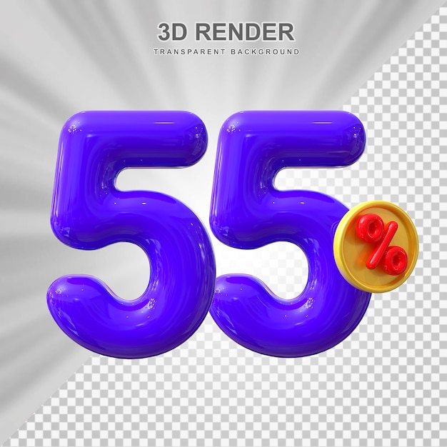 55 per cento di sconto sulla vendita di 3D