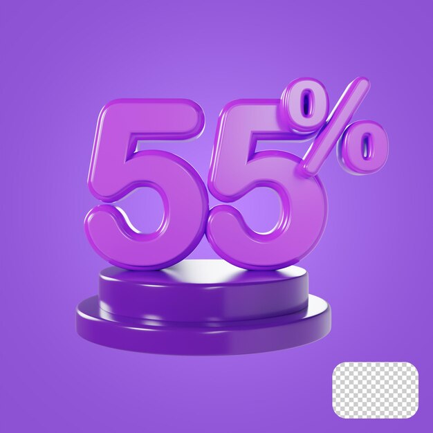 55 percento di sconto sul prezzo di sconto Rendering 3d