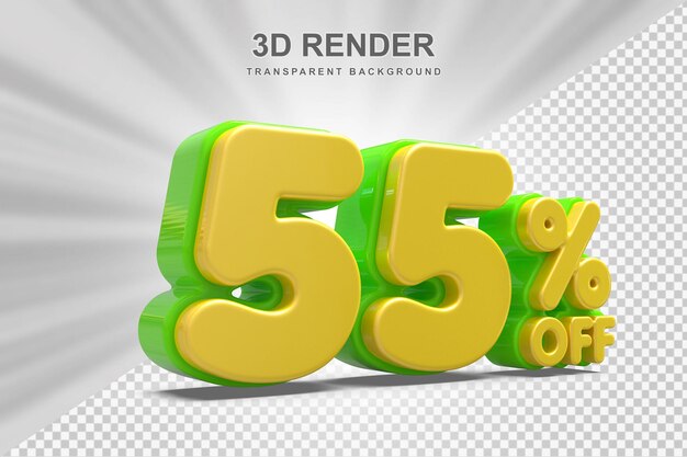 55 Prozent Angebot in 3D-Rendering