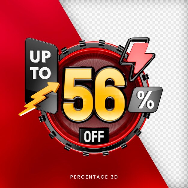 Hasta un 56 por ciento de descuento en banner 3d aislado premium psd