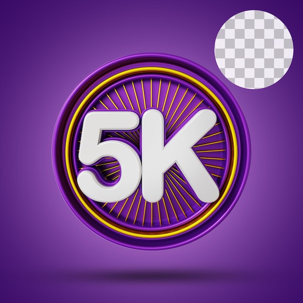 5k numeric with stage 3d Rendering