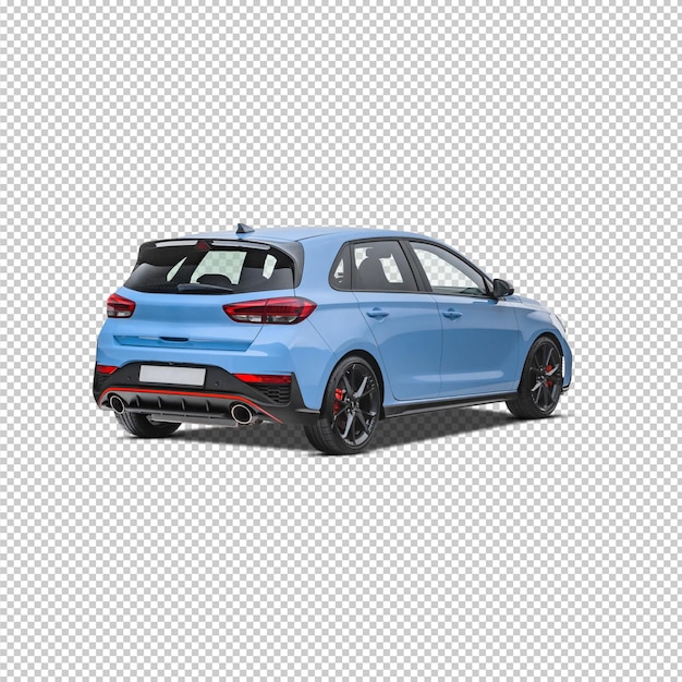 PSD 6 de 32 imágenes conjunto de 360 grados cielo azul hatchback hyundai coche